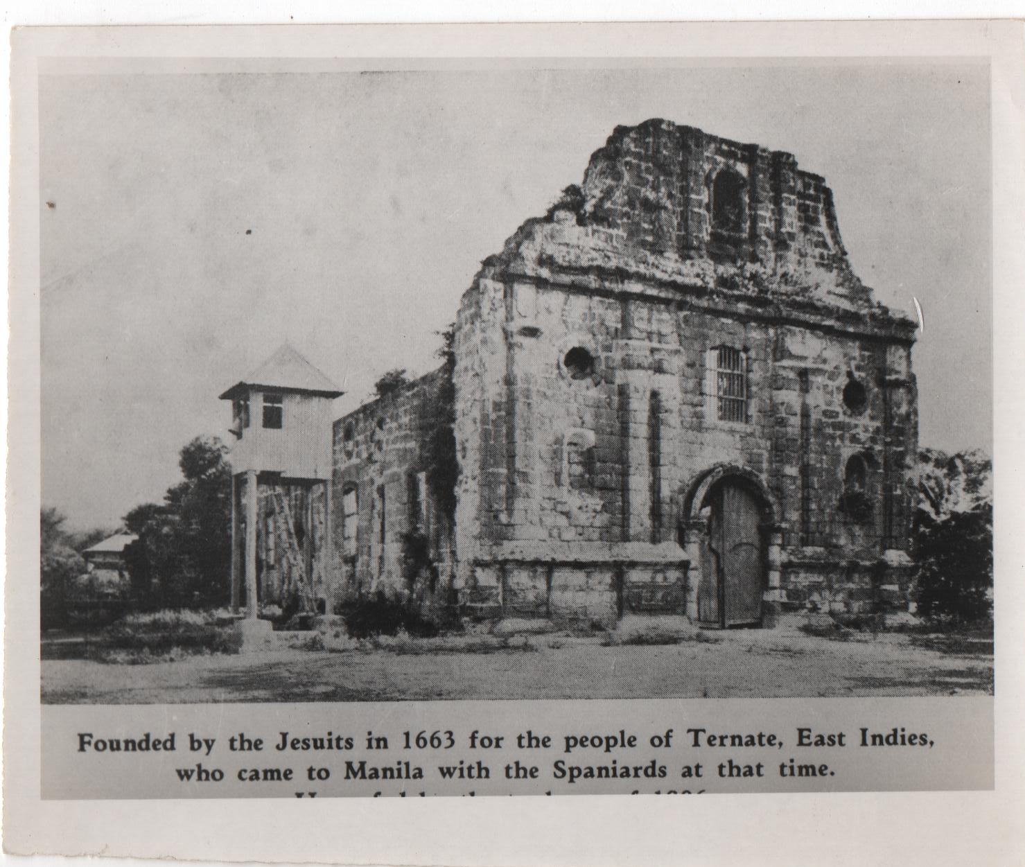Sto. Niño de Ternate Parish -Ternate